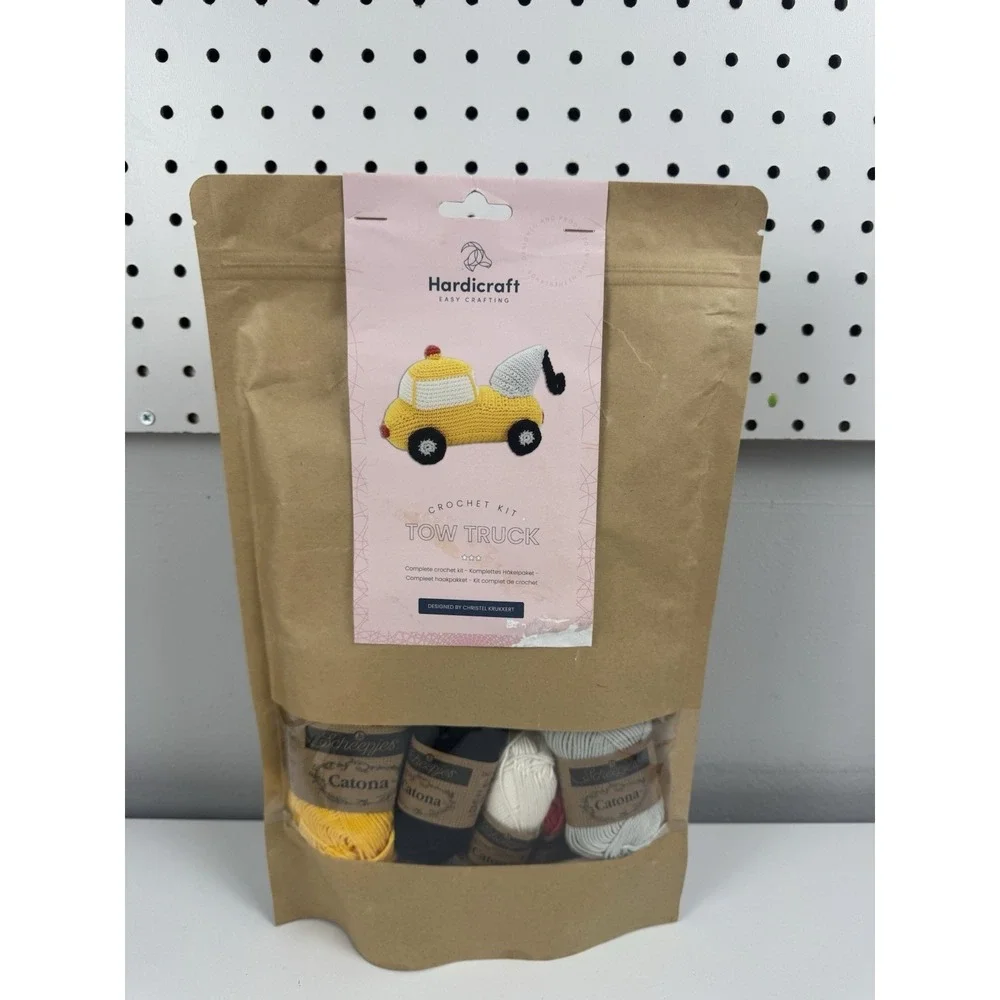 Hardicraft Tow Truck Crochet‎ Kit DIY Amigurumi Scheepjes Catona Yarn